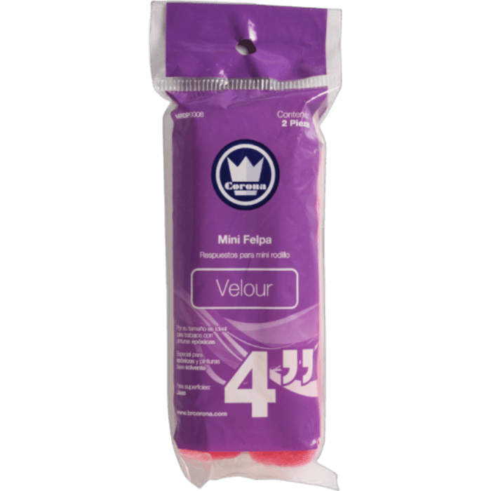 Mini Felpa De Velour 4" Duo Pack Corona